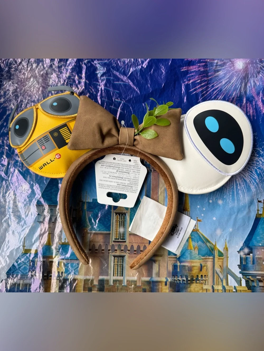 Disney Parks 2026 Wall-e Eve D23 Mickey Ears Headband New
